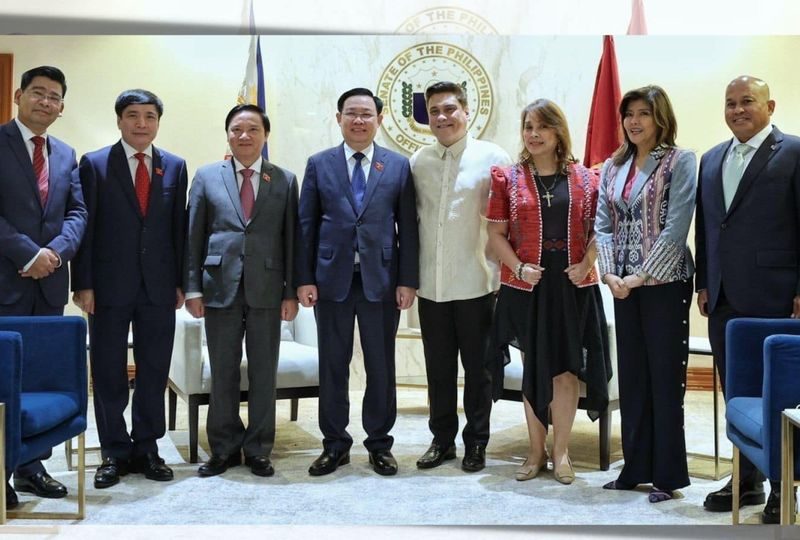 Visit of His Excellency Vuong Dinh Hue, President of the National Assembly of Vietnam and the Vietnam Delegation to the Philippine Senate