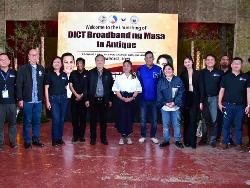 Launch of DICT Broadband ng Masa in Antique