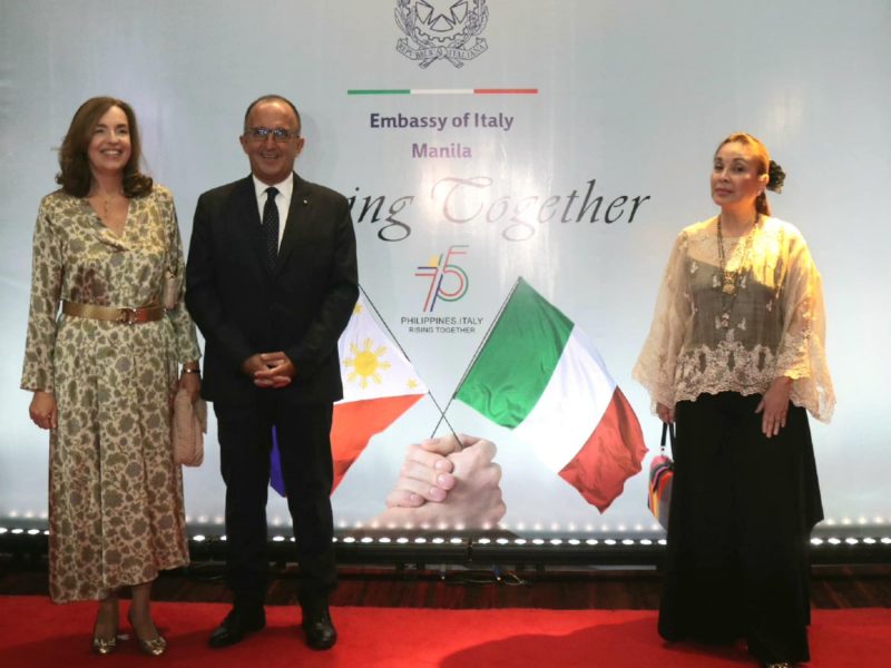 Gala Dinner for the Official Launch of the Commemorative Book on the 75th Anniversary of Diplomatic Relations between the Philippines and Italy
