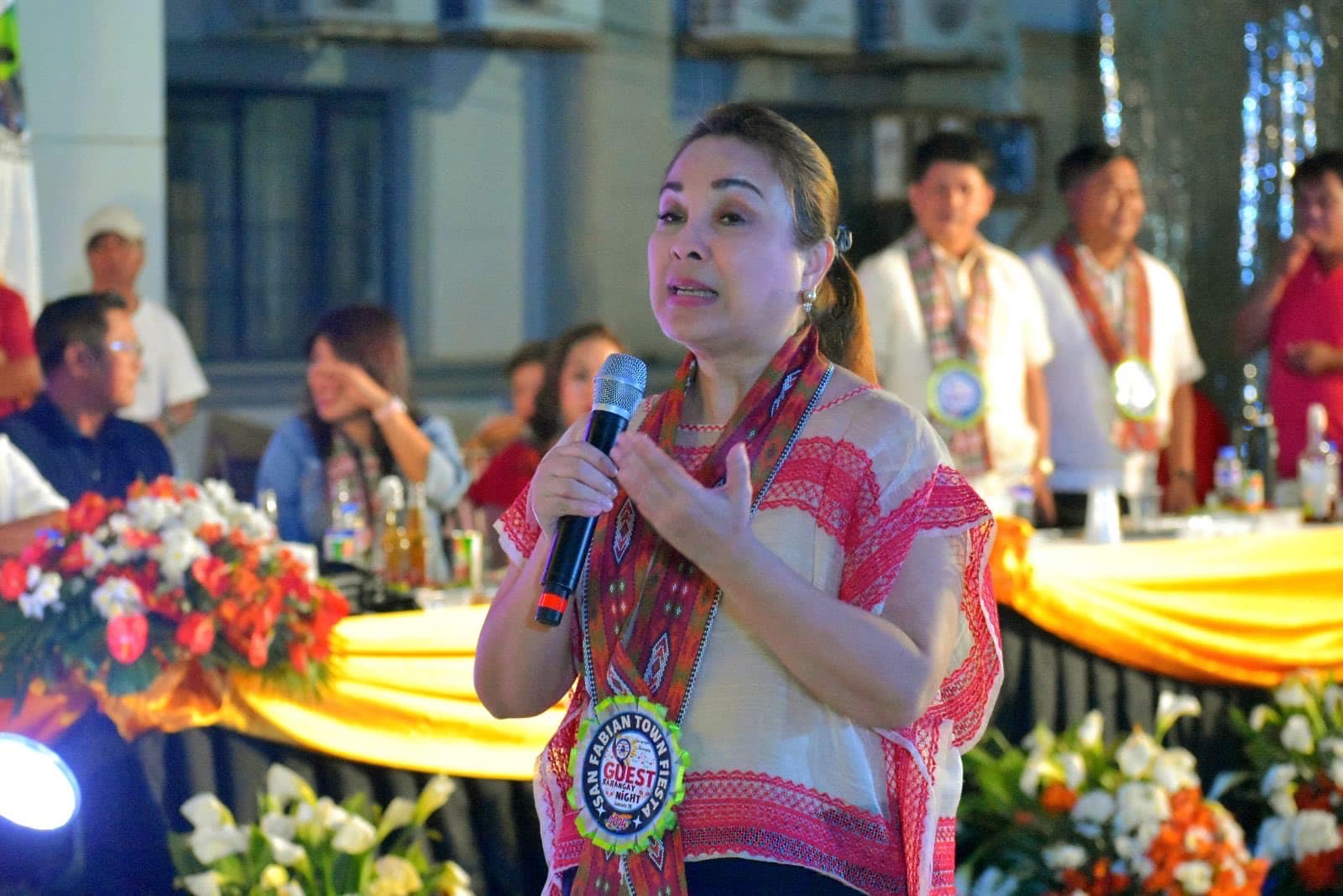 Liga ng mga Barangay Night sa San Fabian, Pangasinan Loren Legarda